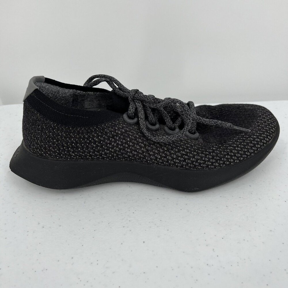 Allbirds Mens M10 Wool Running Shoes Lightweight Breathable Black & Gray